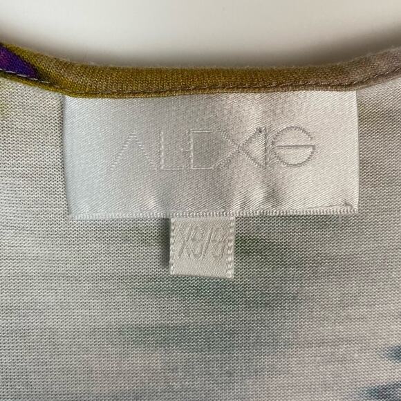 ALEXIS DOLMAN SLEEVE BLOUSE RAINBOW SAFARI SIZE XS RARE - Picture 6 of 9